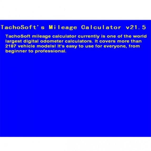 Tachosoft Mileage Calculator Free Download